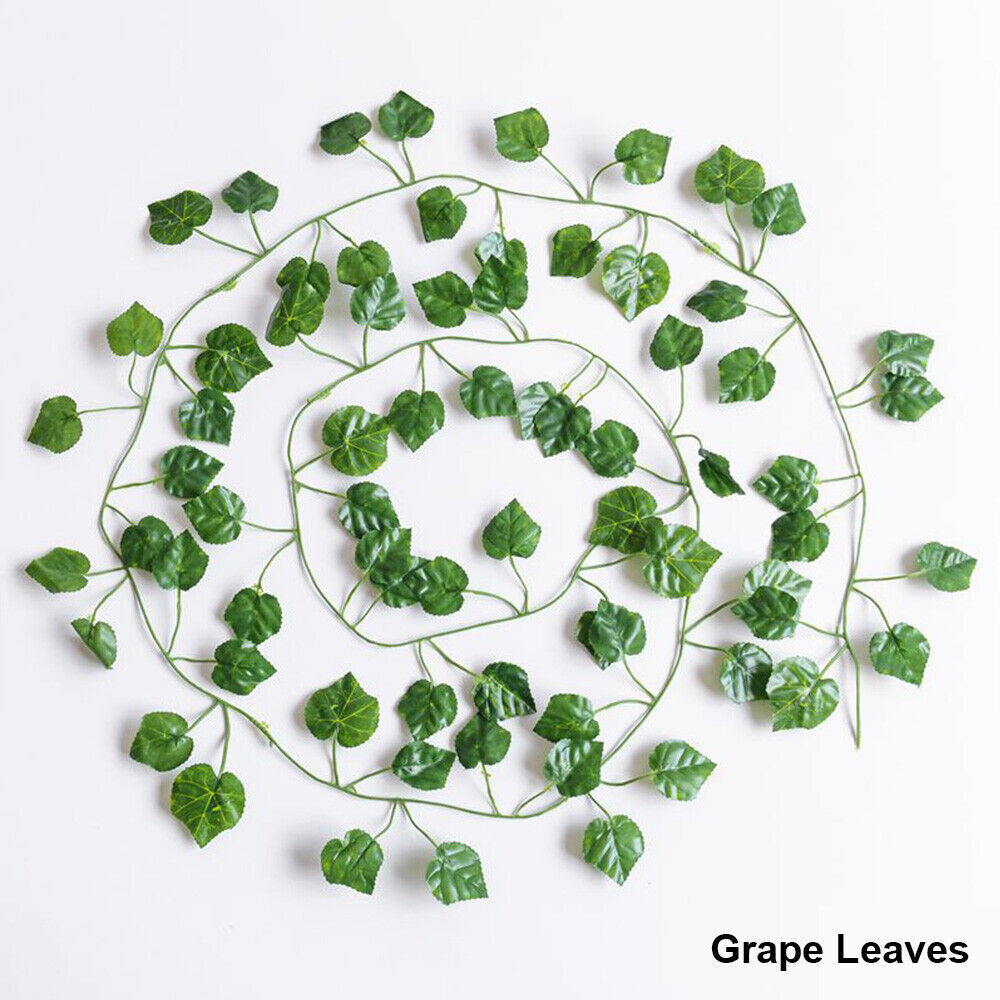 12 X 2M Artificial Ivy Vine Fake Foliage Flower Hanging Leaf Garland Plant