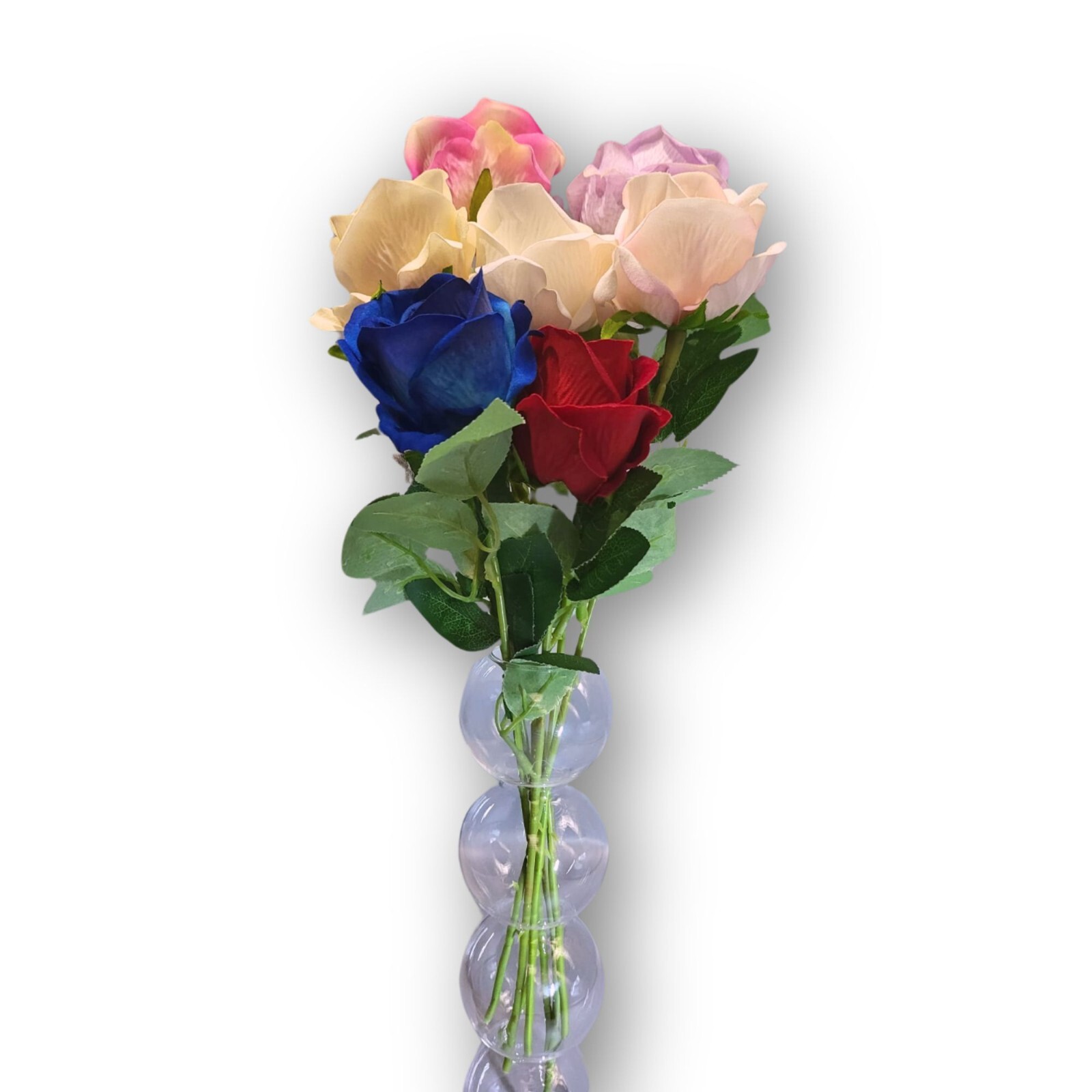 7 Pcs Silk Rose Artificial Floral Flower Wedding, Home Decor, Party, Gift Idea