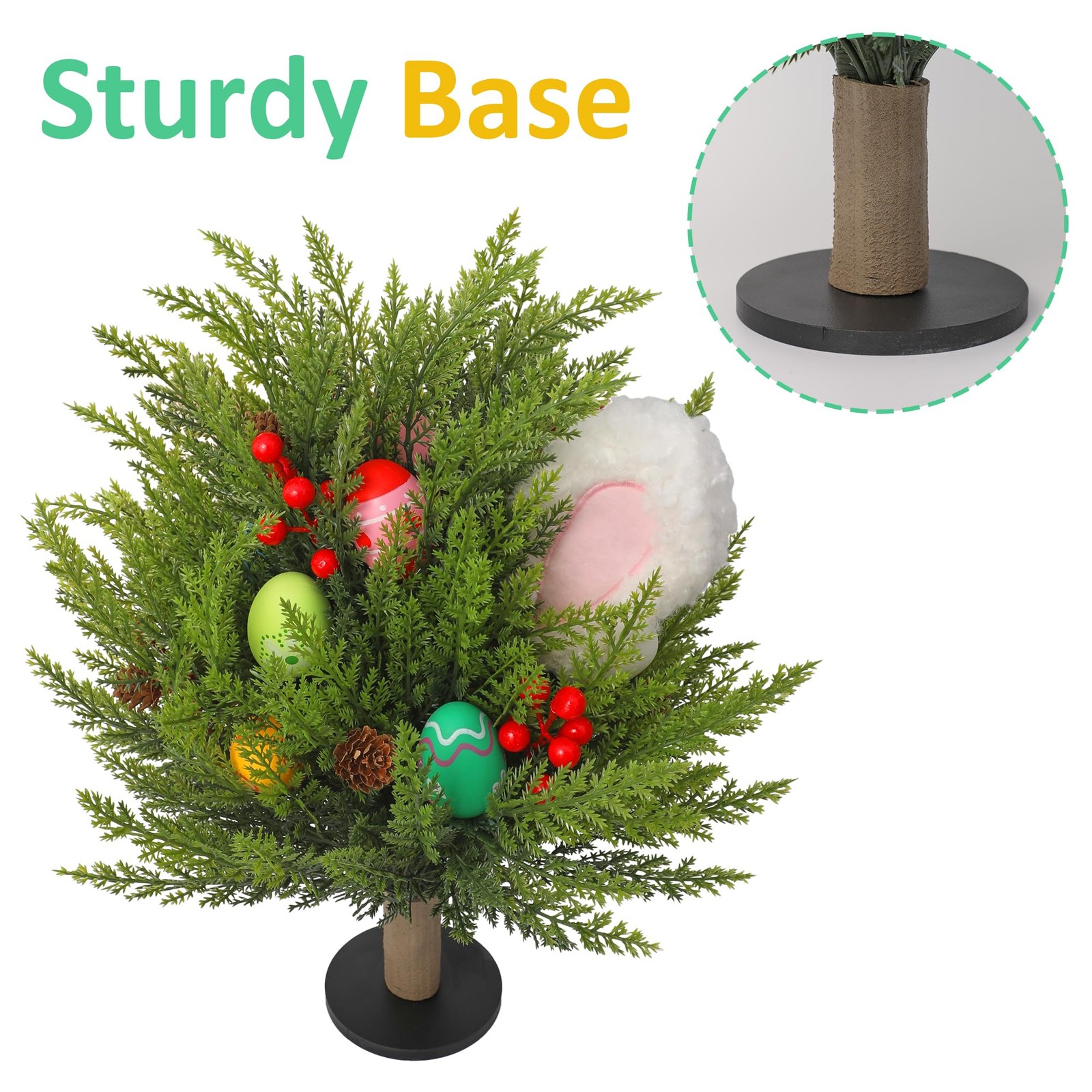 UV Resistant Topiary Balls & Faux Bushes, Ideal as Table Centerpieces & Table…