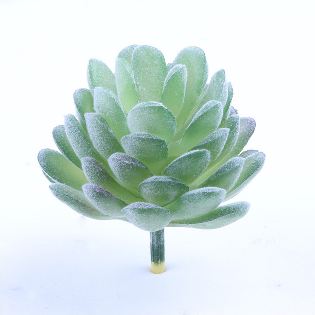 6Pcs Reusable Simulated Succulent Plants Assorted Color PVC for Home Decor