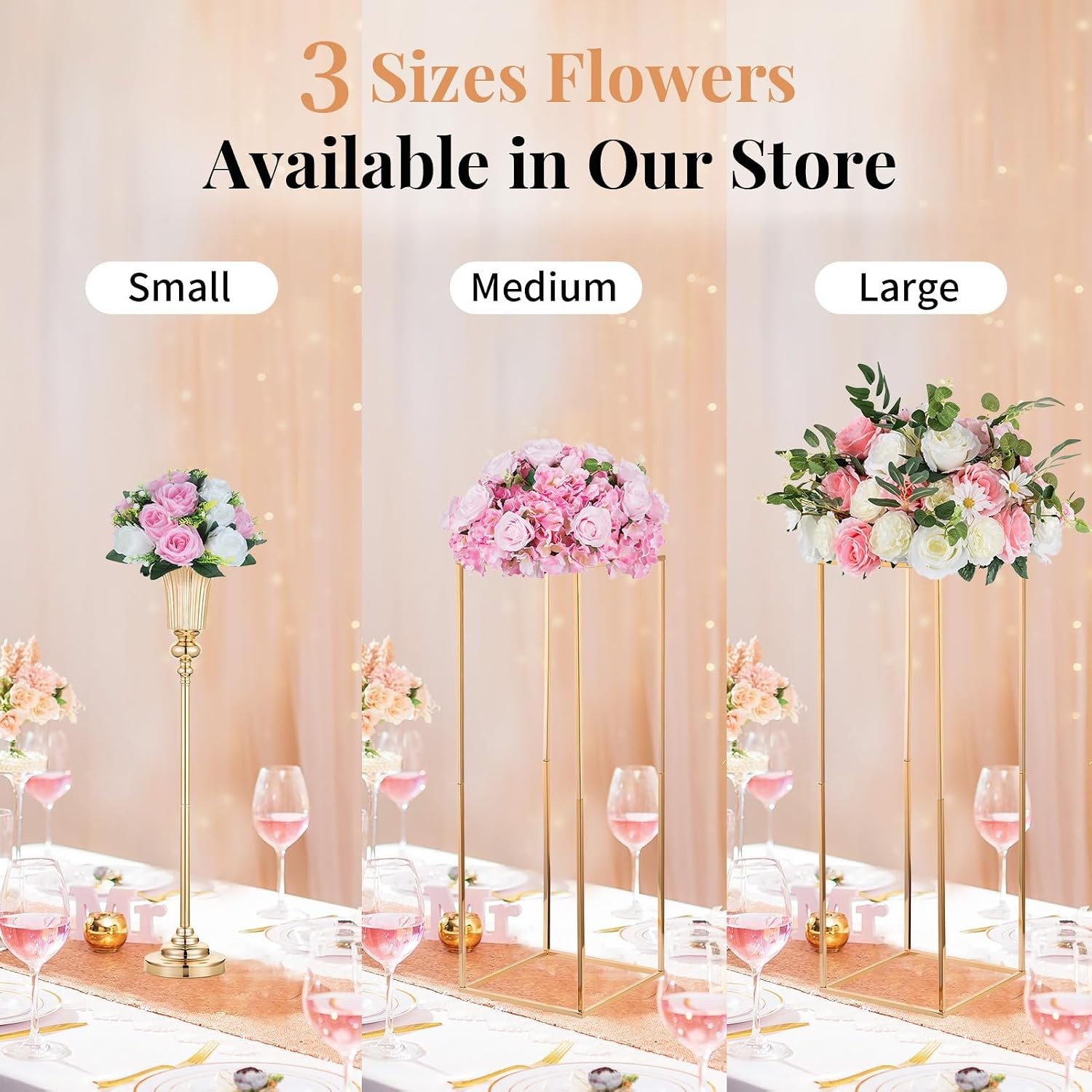 Pink White Flower Balls 10 Pack Artificial Rose Centerpieces 9.5in for Weddin…
