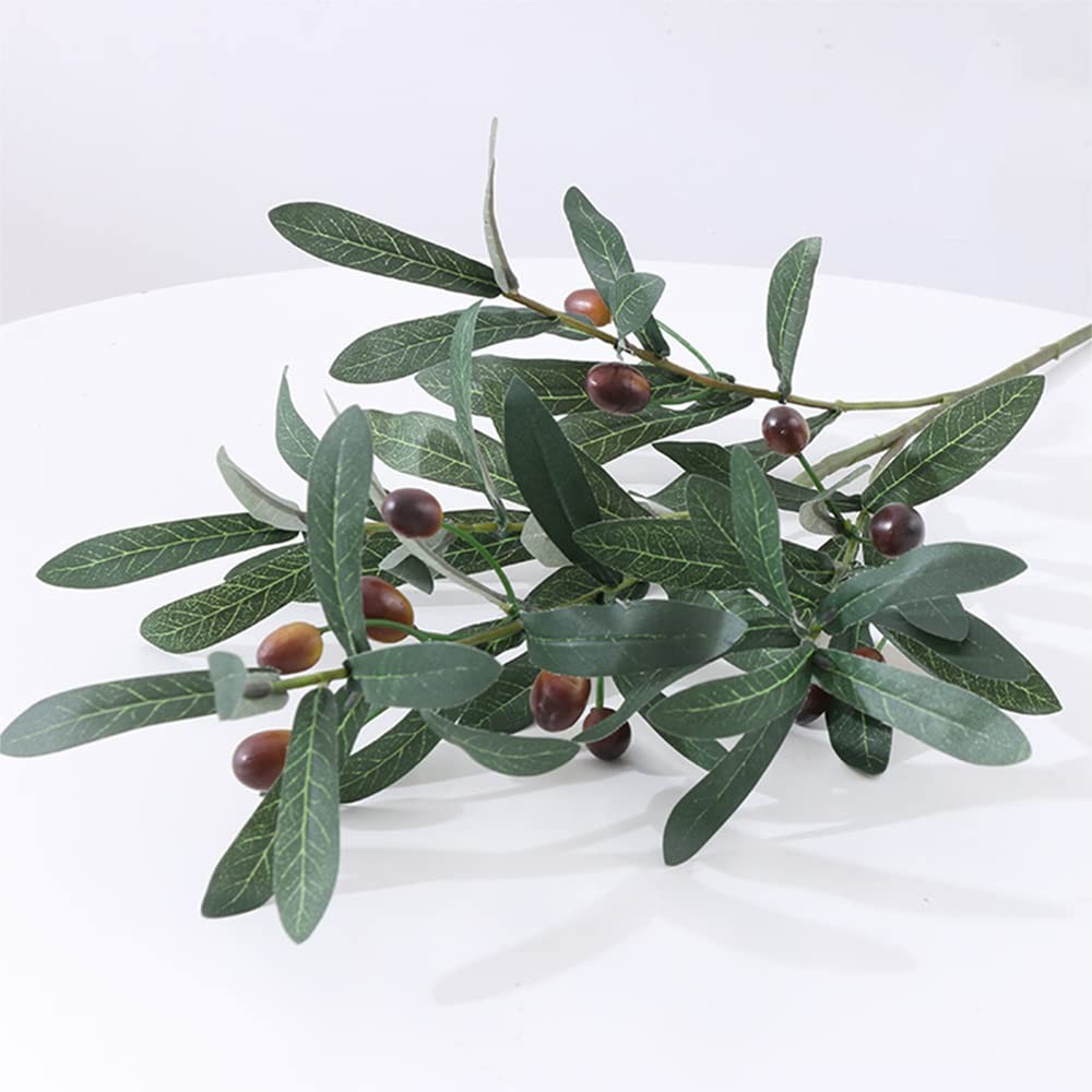 Artificial Olive Branch Faux Olive Branches For Vases Fake Branches Olive Stems