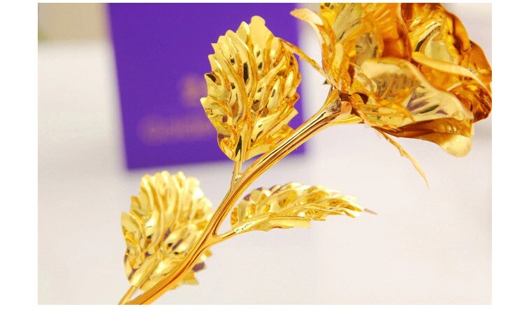 24K Gold Foil Flor rosa LED Galaxy Mother’s de la madre Valentine’s Day Gift2020