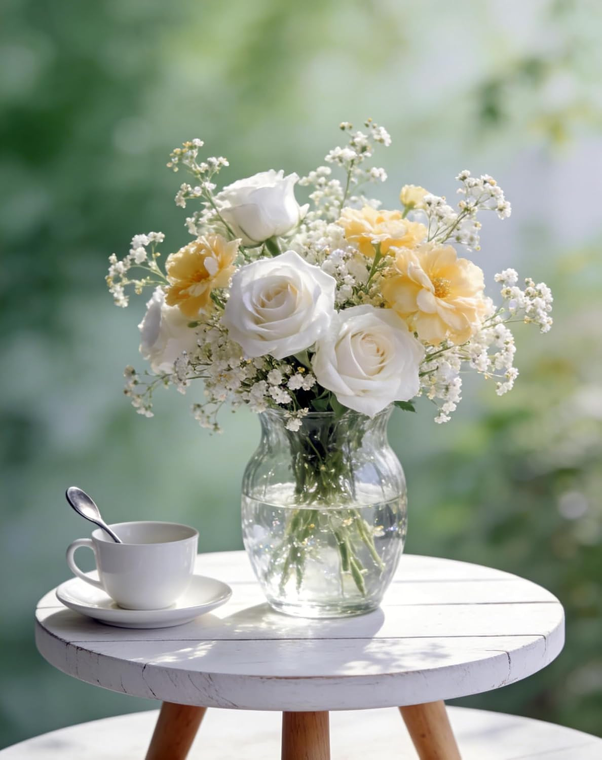 9 Pack Real Touch Artificial Baby’S Breath Flowers – 21″ Bendable Stems for Wedd