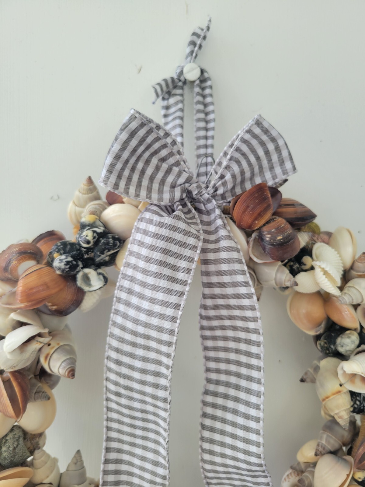 Sea Shell Wreath Handmade Nautical Coastal Beach Door Wall Home Decor