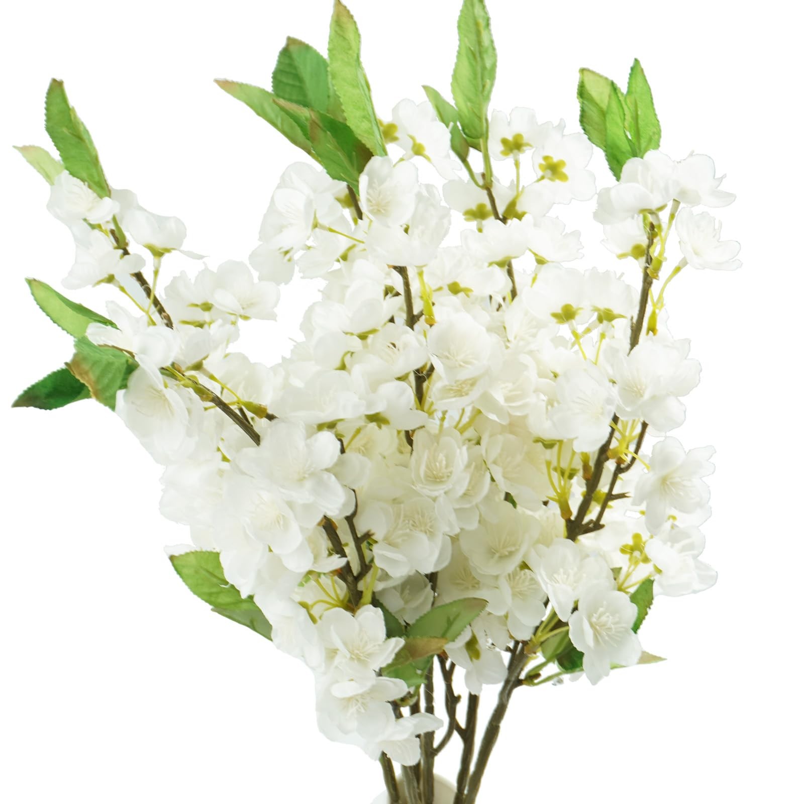 6Pcs Artificial Cherry Blossom Branches for Spring Summer Indoor Decoration,F…