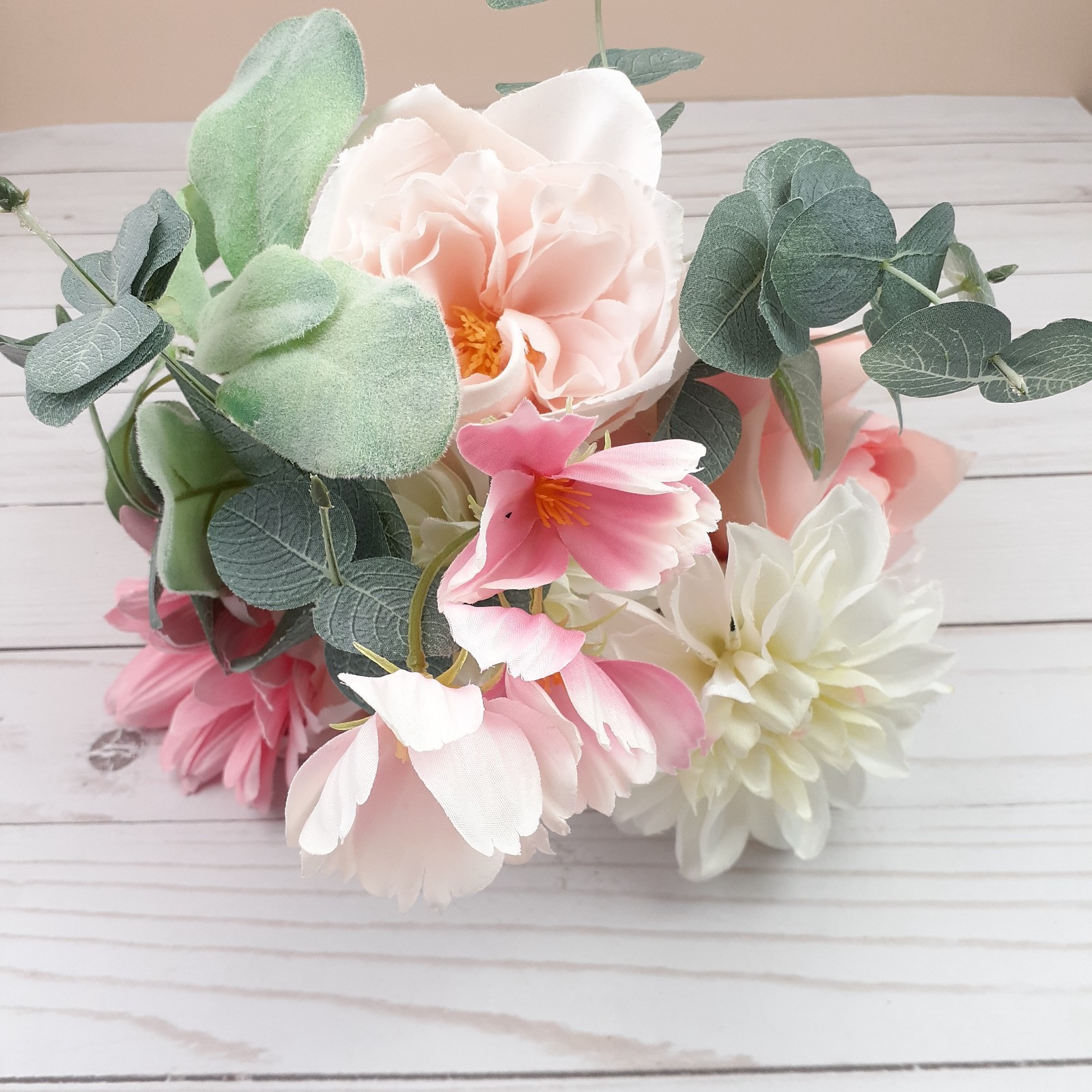 Flower Bouquet Spring Floral Decor Wedding Romantic Pink F15