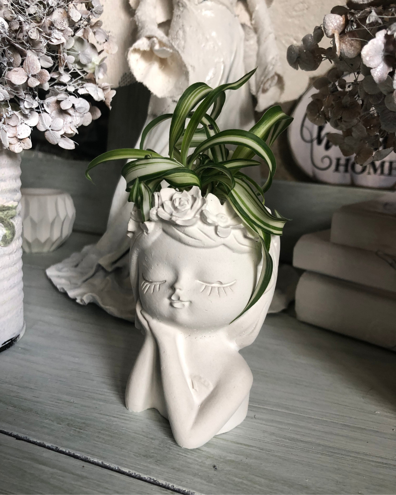 Girls Pot for succulents Head Planter Succulent Pots Face Flower Pot Cute Cactus