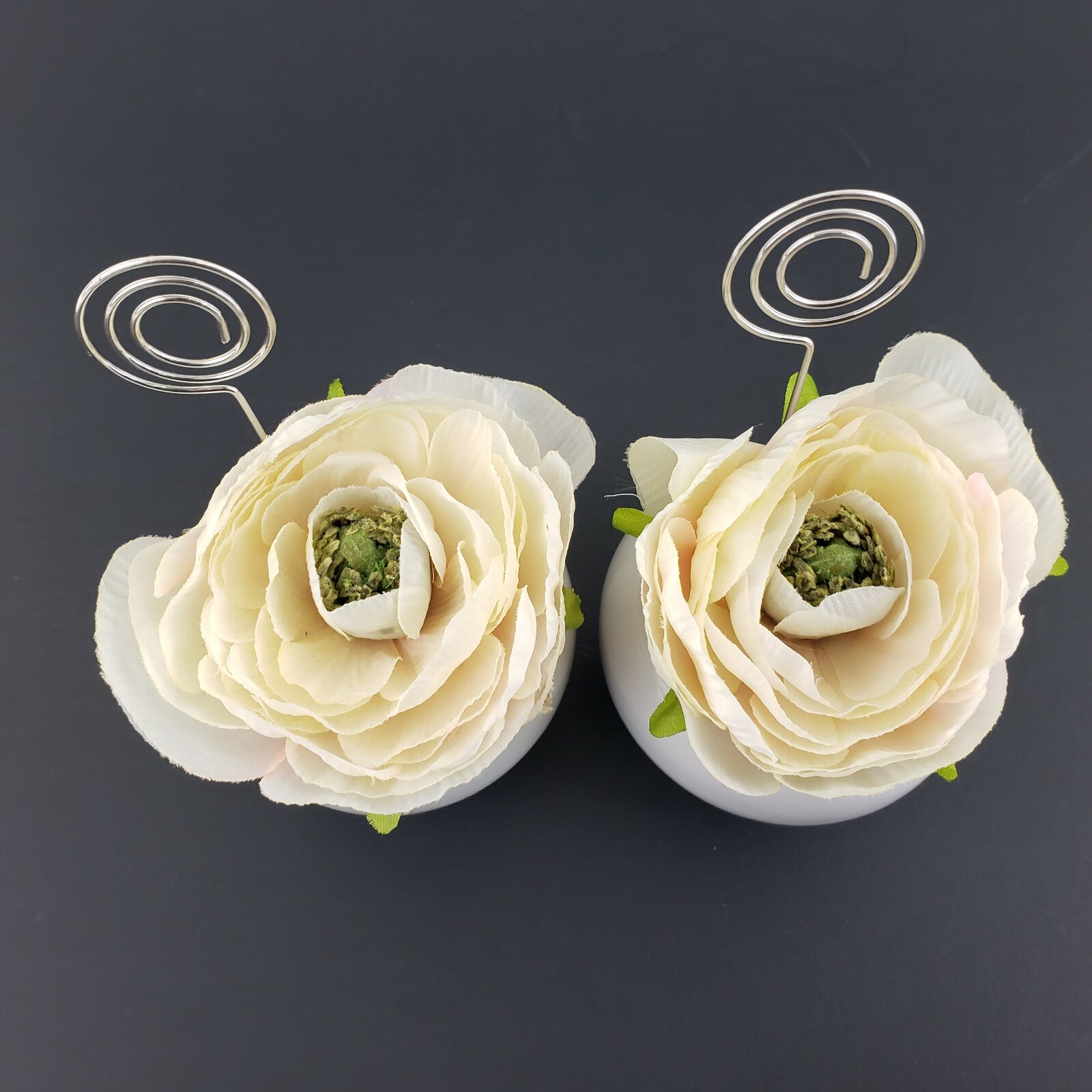 Martha Stewart Collection 2 Artificial Ranunculus Placeholders For Place Cards