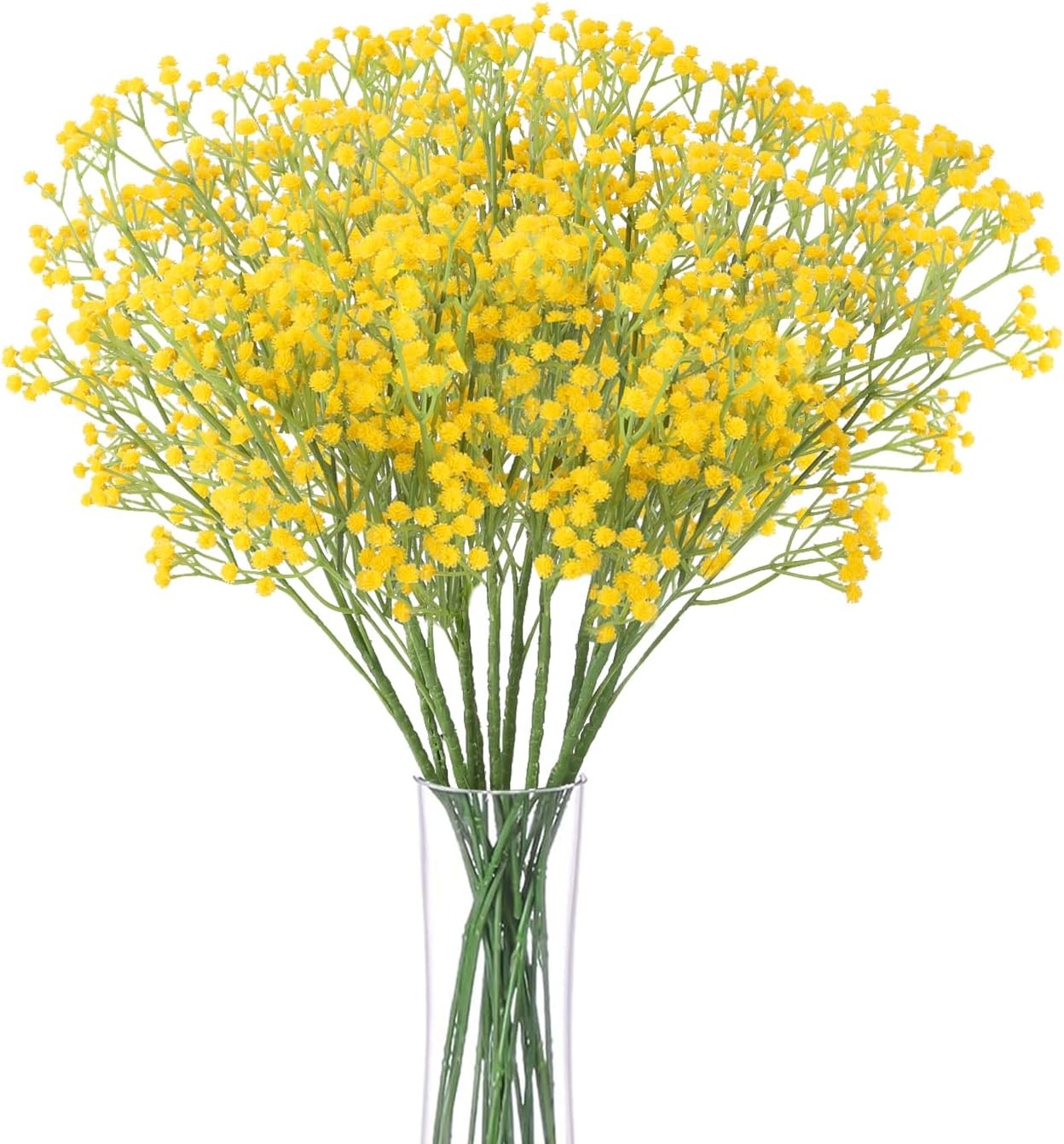 15 Pcs Baby’s Breath Artificial, Gypsophila Bulk Real Touch Decor