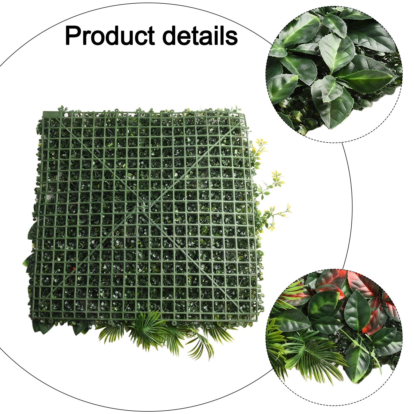 Green Plastic Lawn Plants for Home Decoration Easy to Clean and Maintain