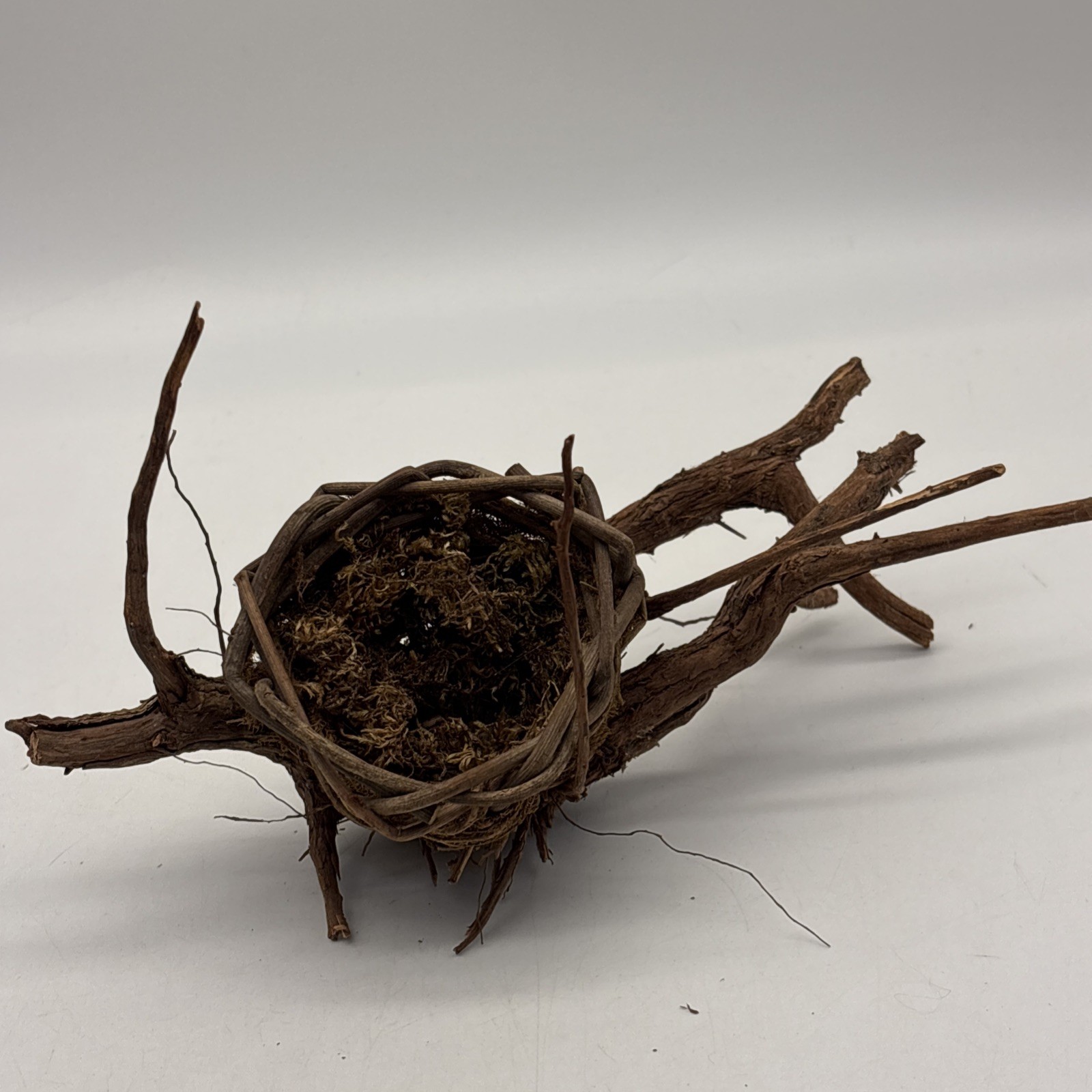 Bird nest Garden decorations, home, floral accent, crafts, center piece