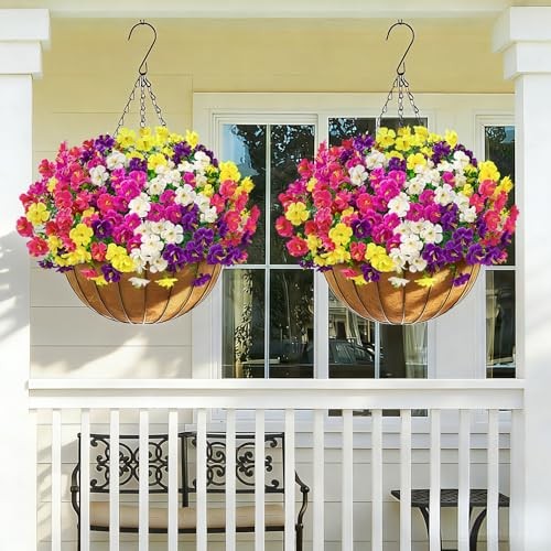 Look Real Artificial Flowers for 12 Bundles Fushia&purple&red&yellow&rose Red