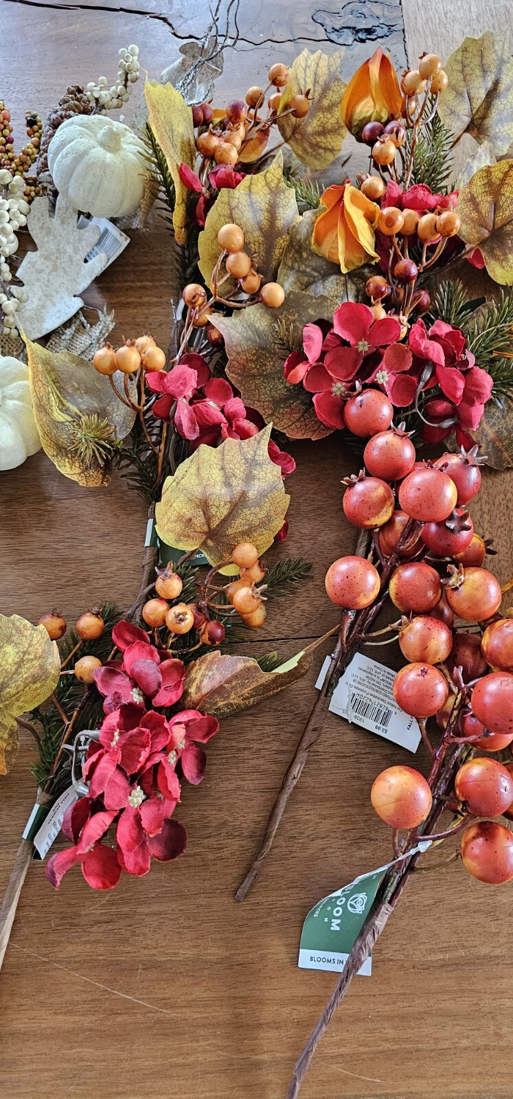 Fall Autumn Branches Stems Bundle Lot 60 BN