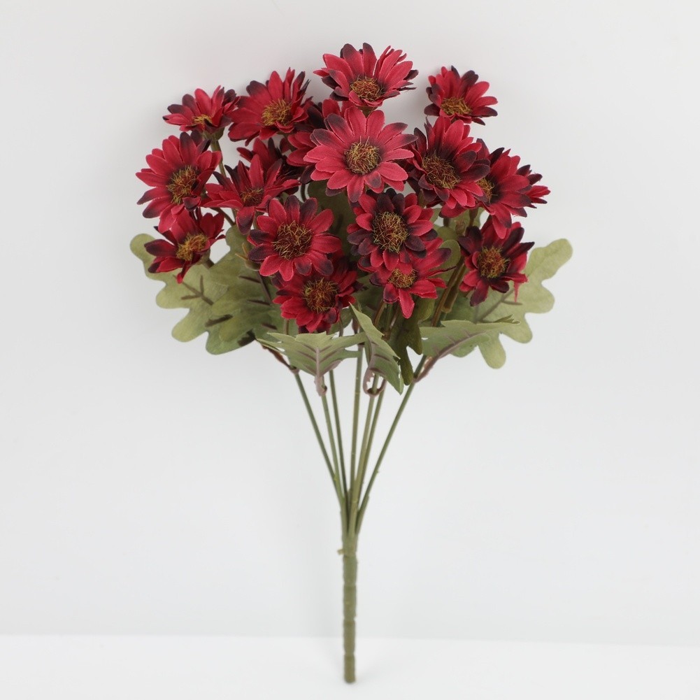 Lifelike Chamomile Flower Bouquet for Living Room Bedroom Office Decor