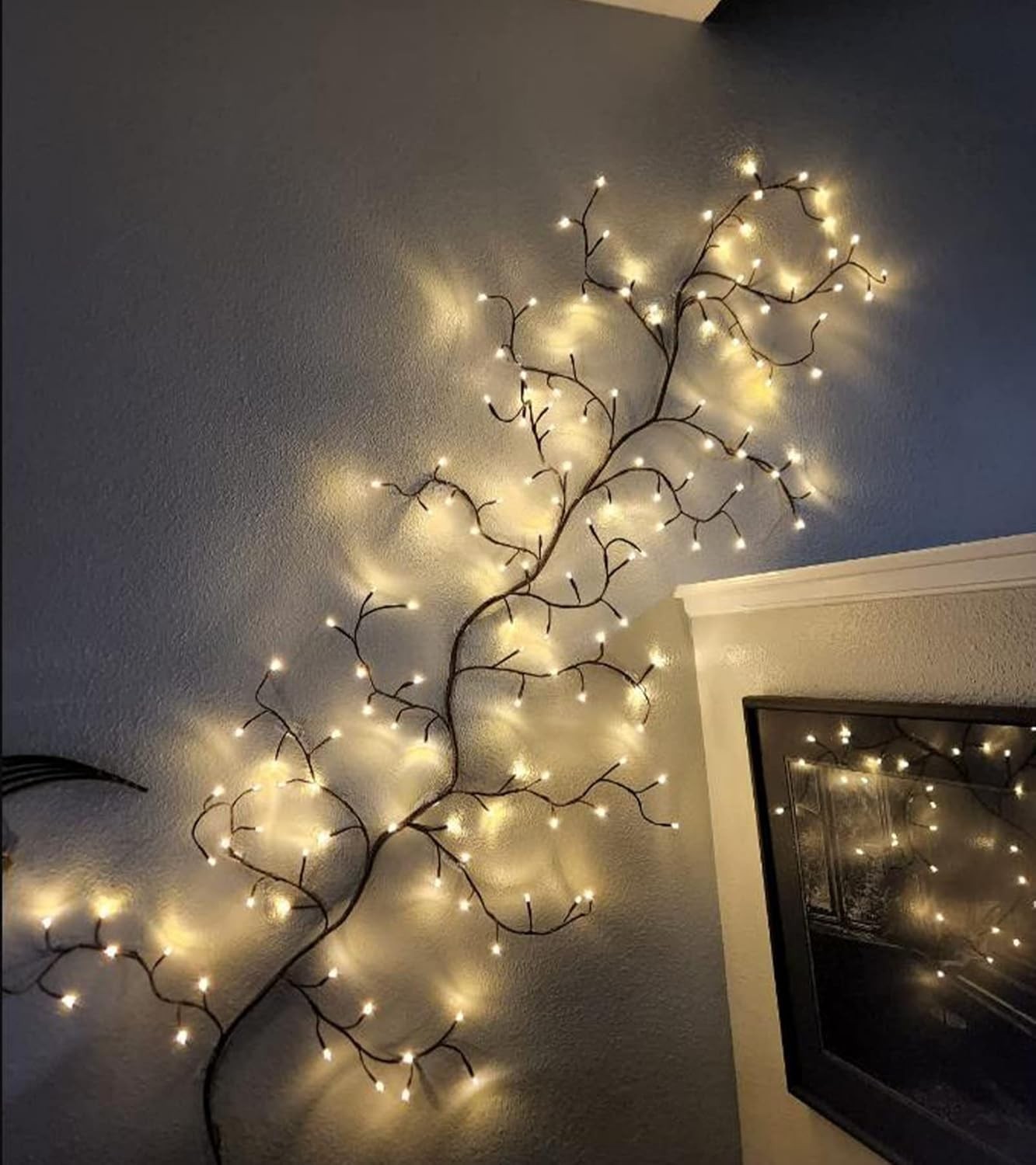 Vines for Room Decor with Remote Control On/Off Timmer Dim, 7.5 FT, 144 LEDs