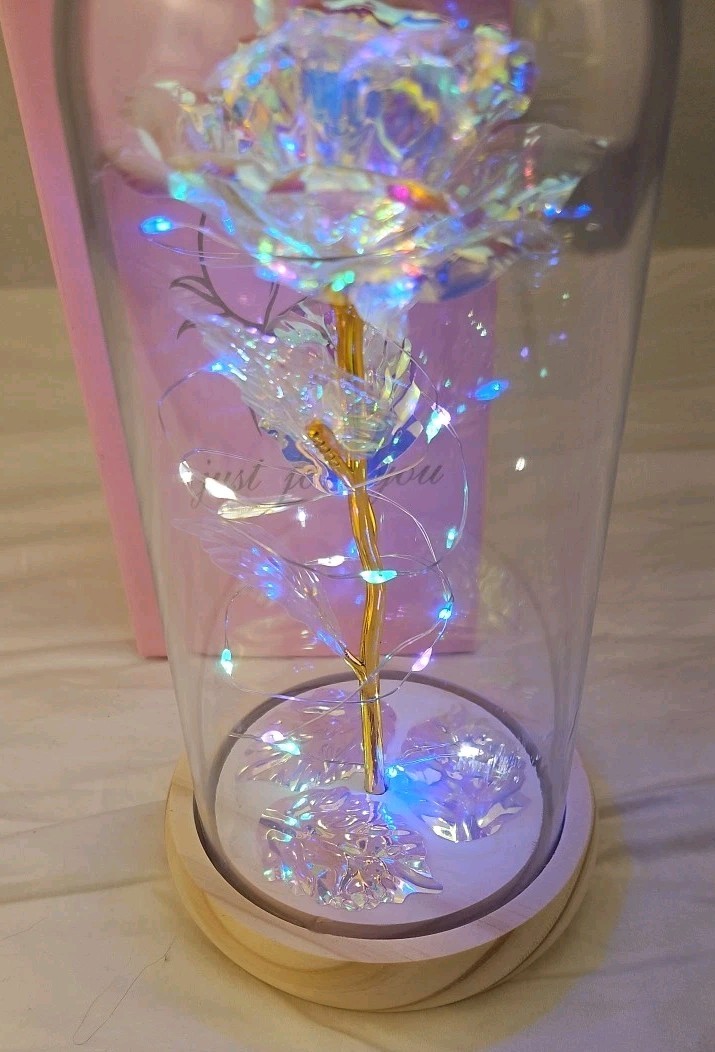 Mothers Day Rose Gift for Mom- Light Up Flowers Gifts For Women- Birthday Gift