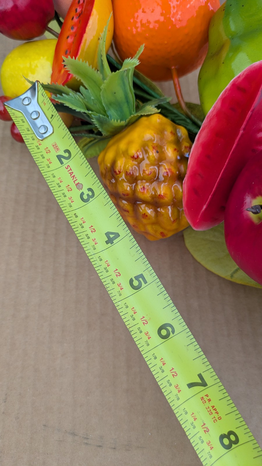 Tropical Mix Fruit Swag for Wall, Home/ Kitchen Decoration, 35″ Long F5Y56 New