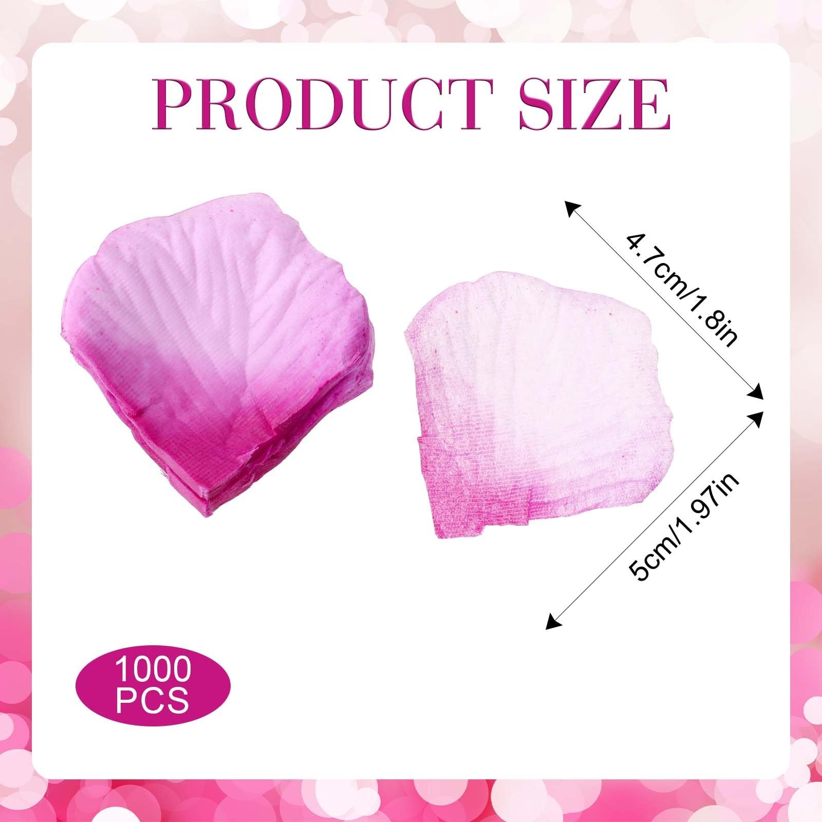 1000 pcs Artificial Rose Petals Fake Petal Flower Decoration for Wedding Part…
