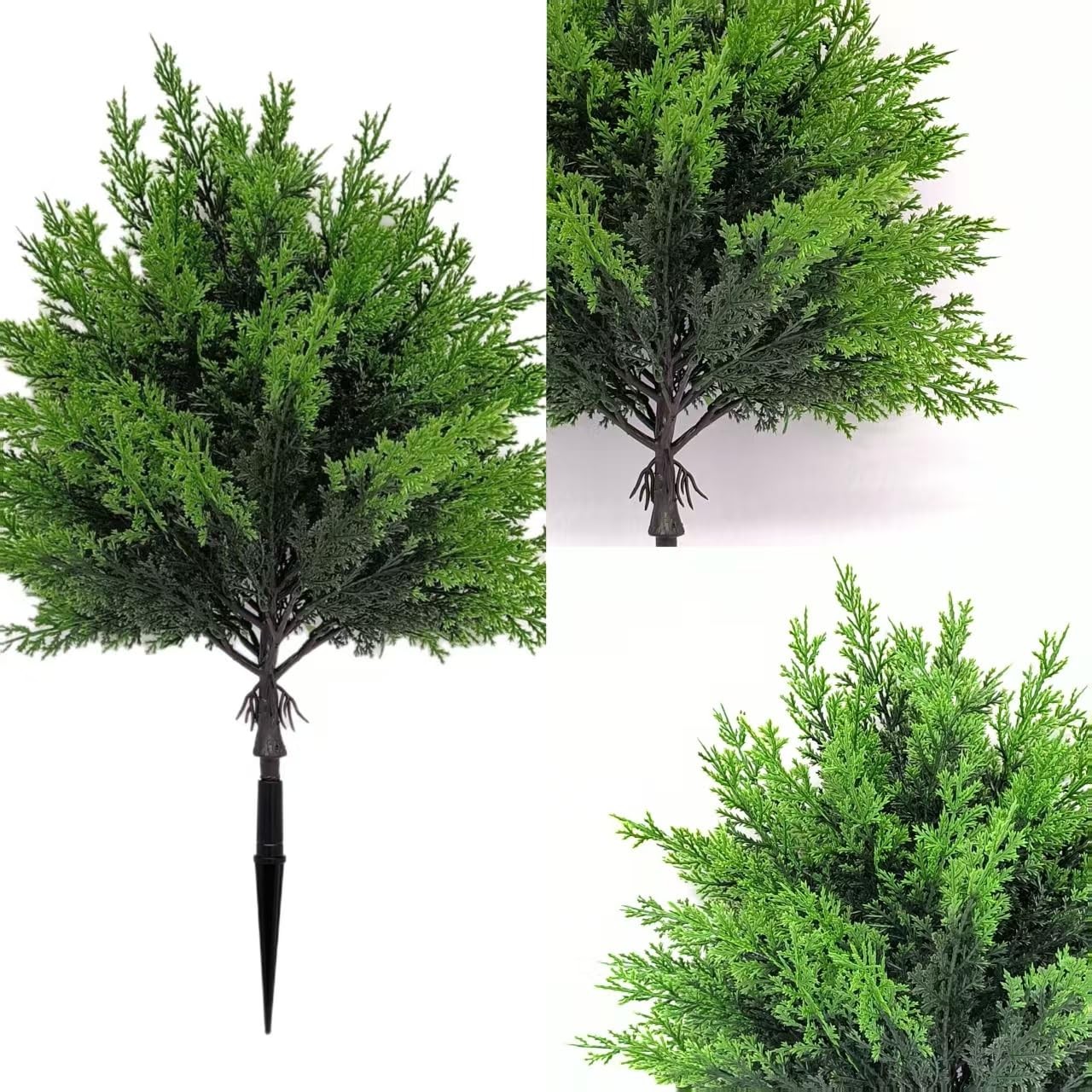 NAWEIDA Artificial Potted Small Topiary Ball Tree, 16 Inch, Indoor Outdoor UV…