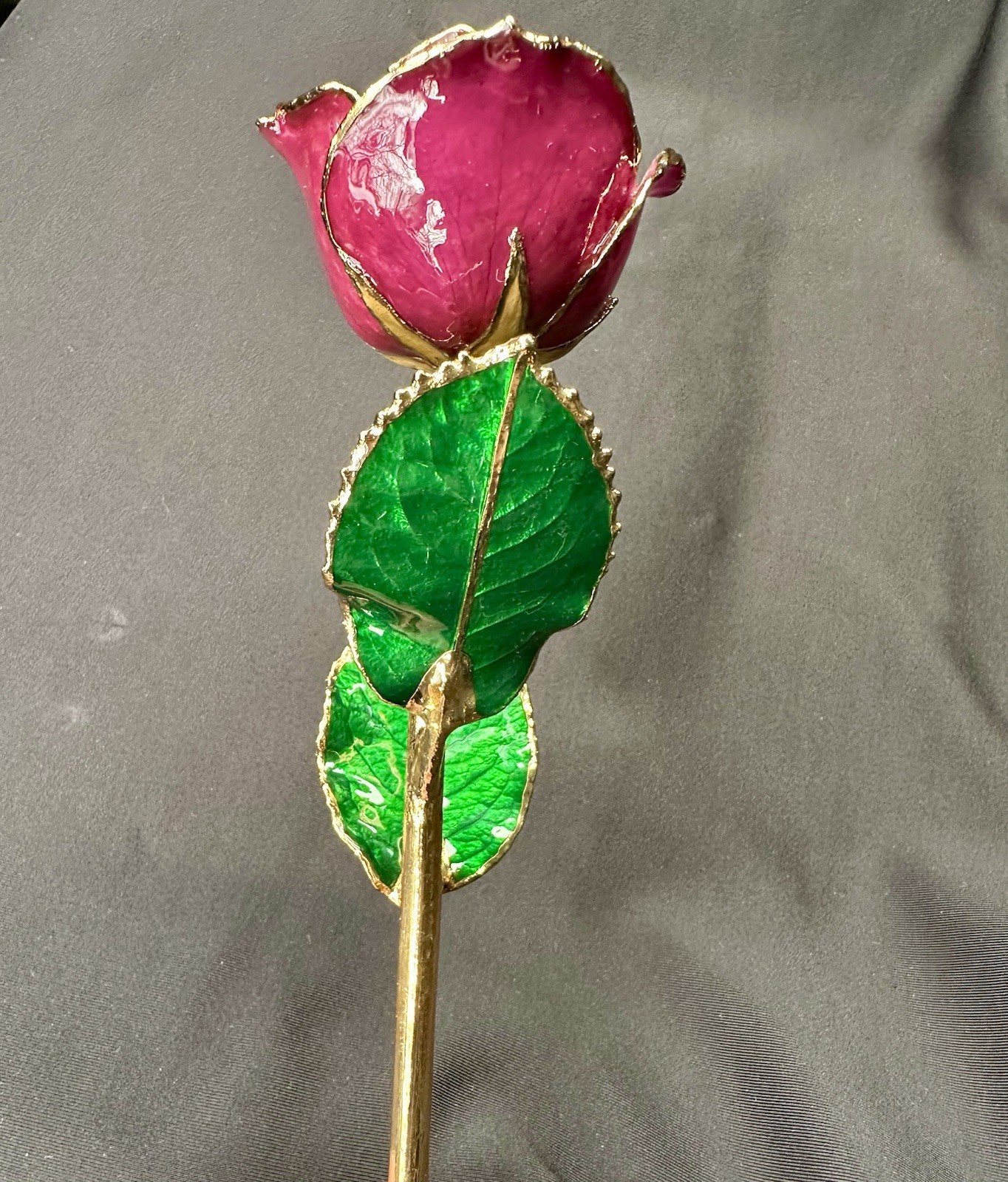 The Forever Rose 11” Real Rose Dipped in 24K Gold Valentines Day Gift – Lot Of 3