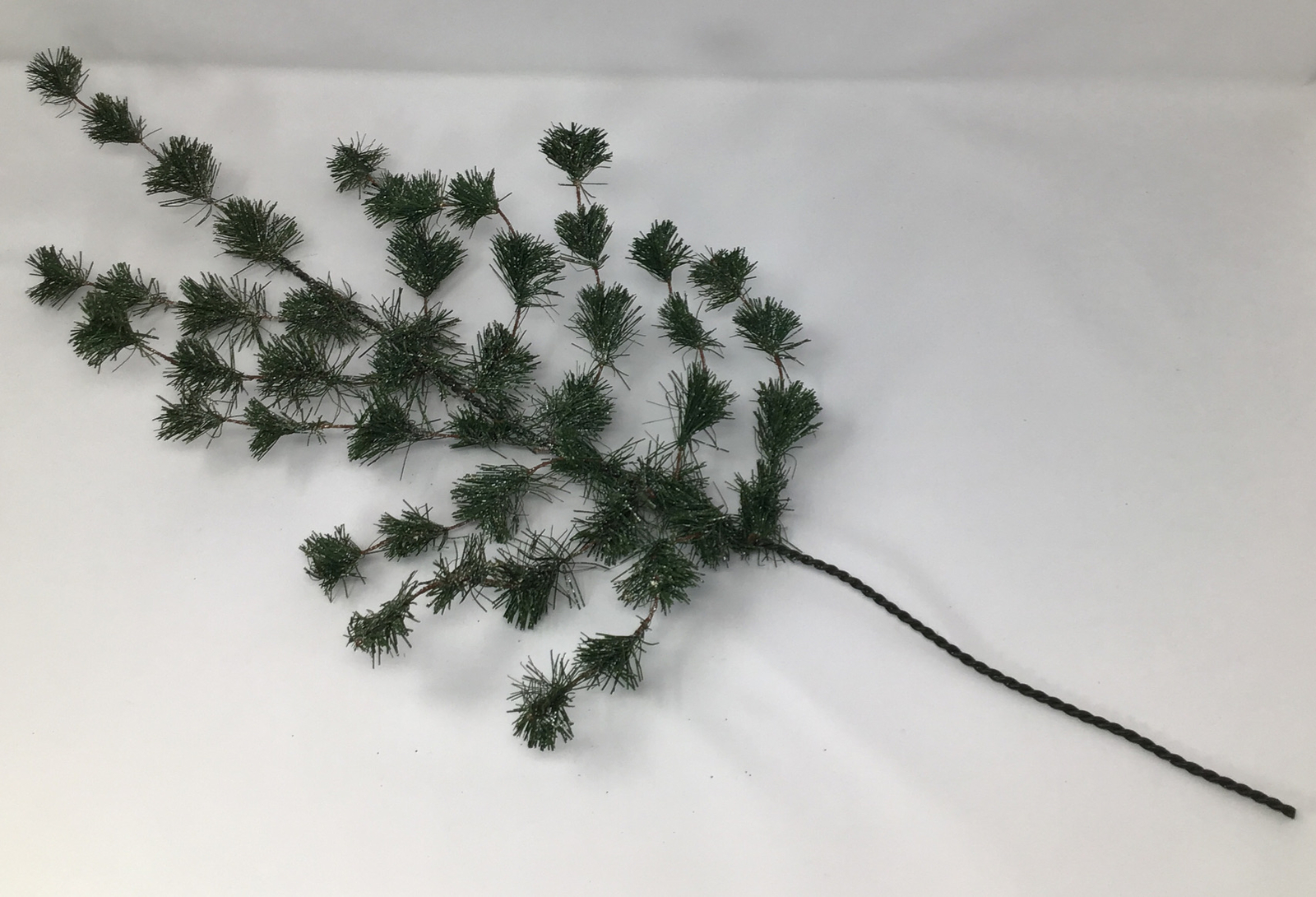 Pine Floral Pick Flocked 25” Arrangement Basket Vase Filler 2 Picks Artificial