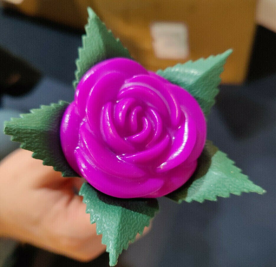NEW Led Light Up Plastic Garden Roses Red, Pink, Purple, Yellow, or Blue