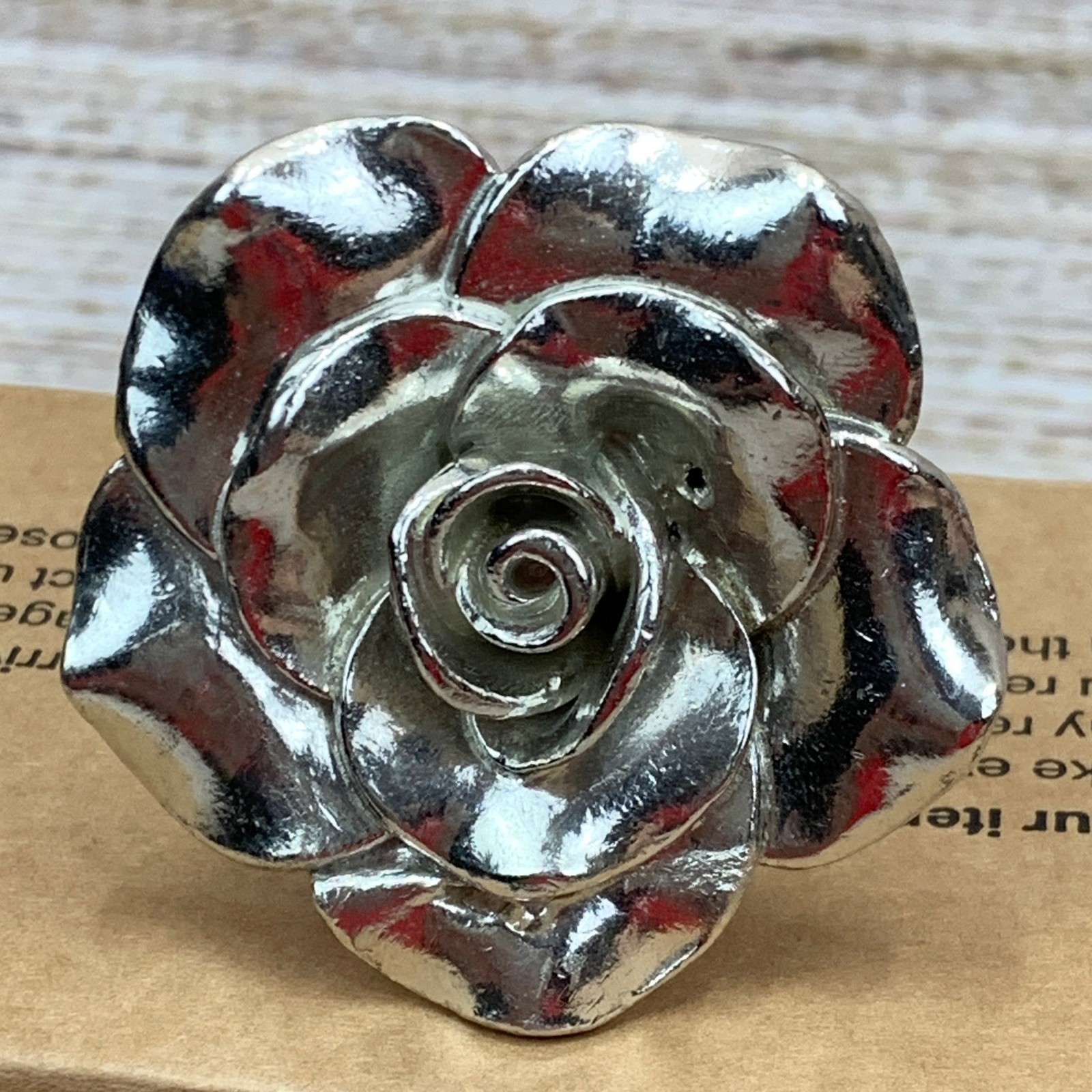 The Everlasting Rose Anniversary Silver Realistic Rose New
