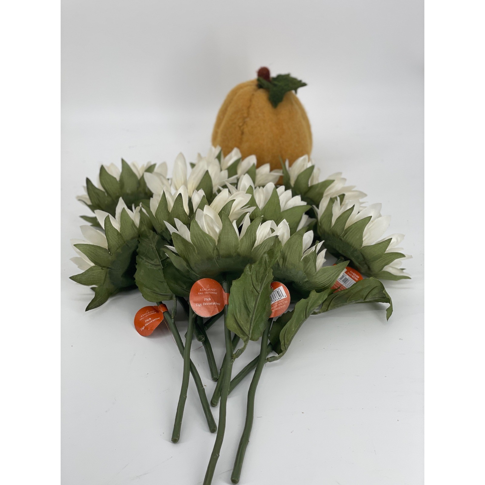 28 Ashland Artificial Flower Bundles White Sunflowers/Daisies Fall Decor NEW
