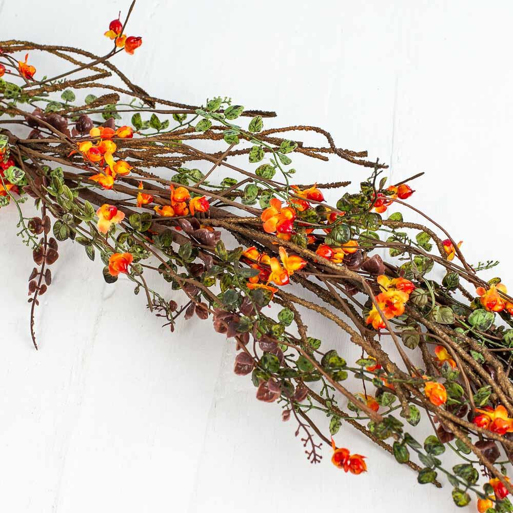 Factory Direct Craft Artificial Woodland Bittersweet and Twig Garland