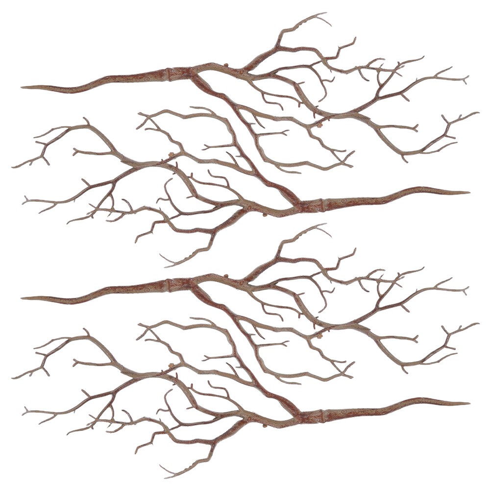 4 Pcs Dried Tree Artificial Branch Decor Decorative Floral Branches