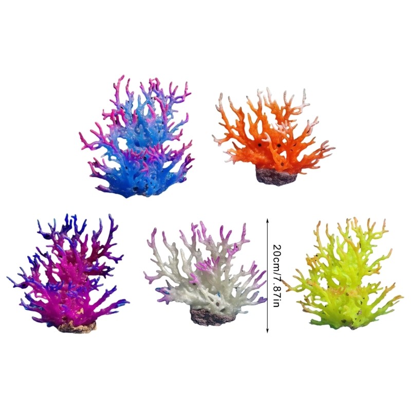 Artificial Water Coral for Fish Tanks Aquarium Decorations Beautiful Appearance