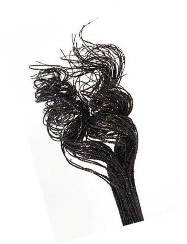 Curly Ting Sparkle Glitter Pack of 40-50 Stems 2ft Black