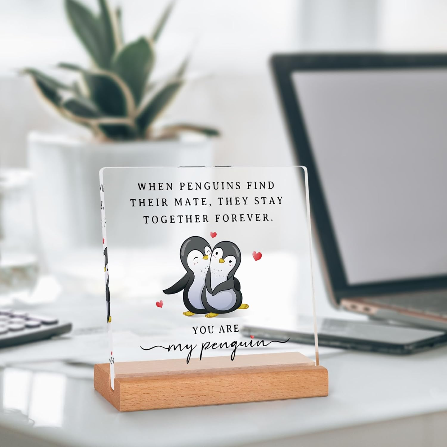 Valentines Day Gifts for Her or Him – Wedding Anniversary Acrylic Plaque for Men