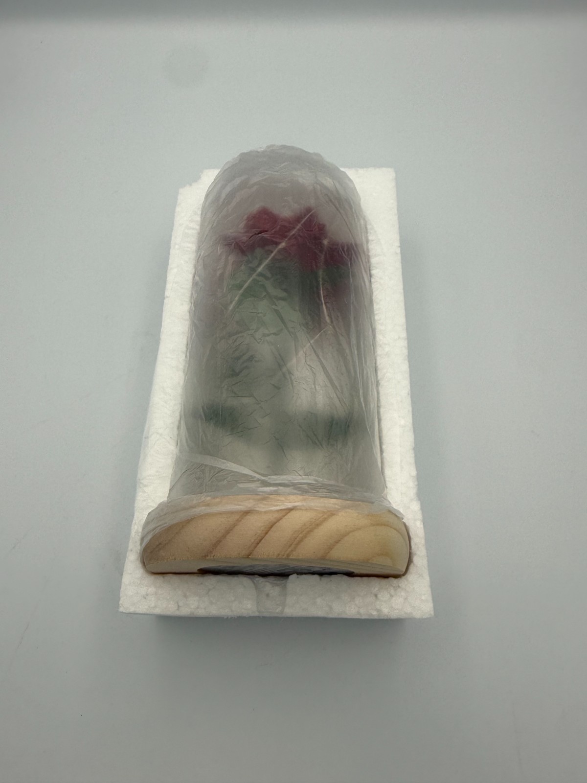 Dependable Industries Red Rose In Glass Dome LED Light Up Gift