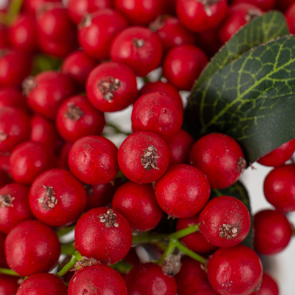 Factory Direct Craft Artificial Red Berry Floral Decor