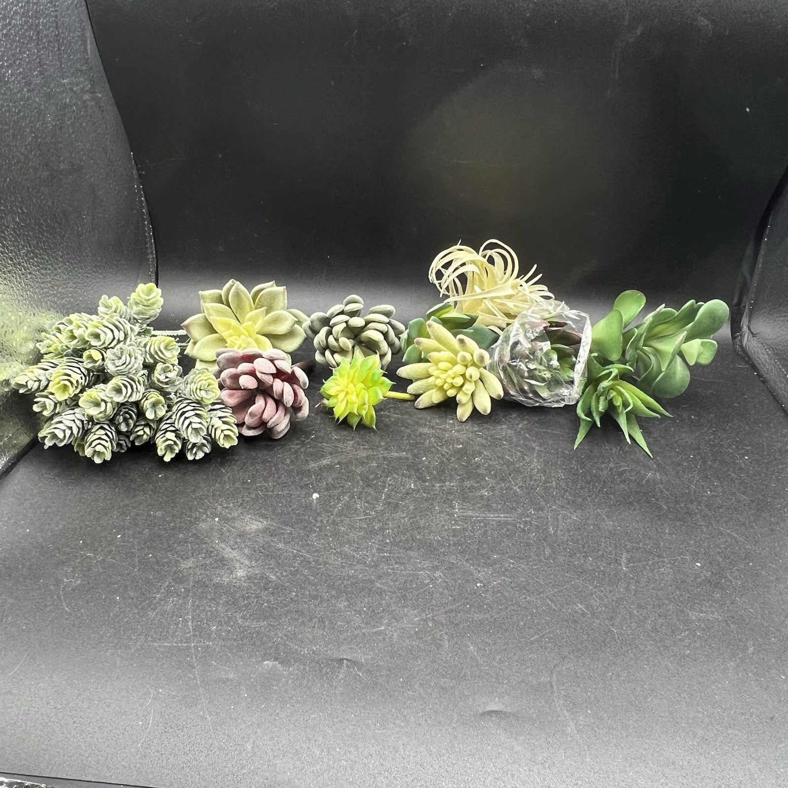 Artificial Succulent Plants Faux Assorted- 16 pc Unpotted Faux Succulent Plants