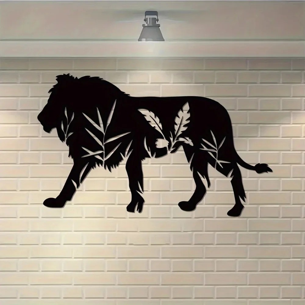 Lion Metal Wall Art Perfect for Kitchen Bathroom Living Room Home Accents Decor