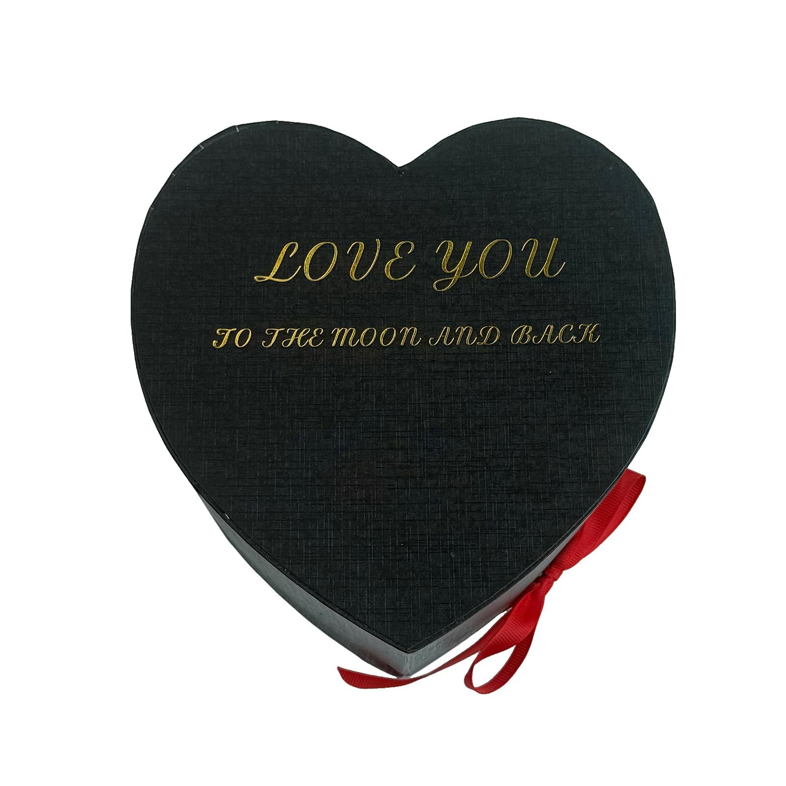 Preserved Roses Heart Shape Box Valentines Day Gift For Her Flowers Red Multi