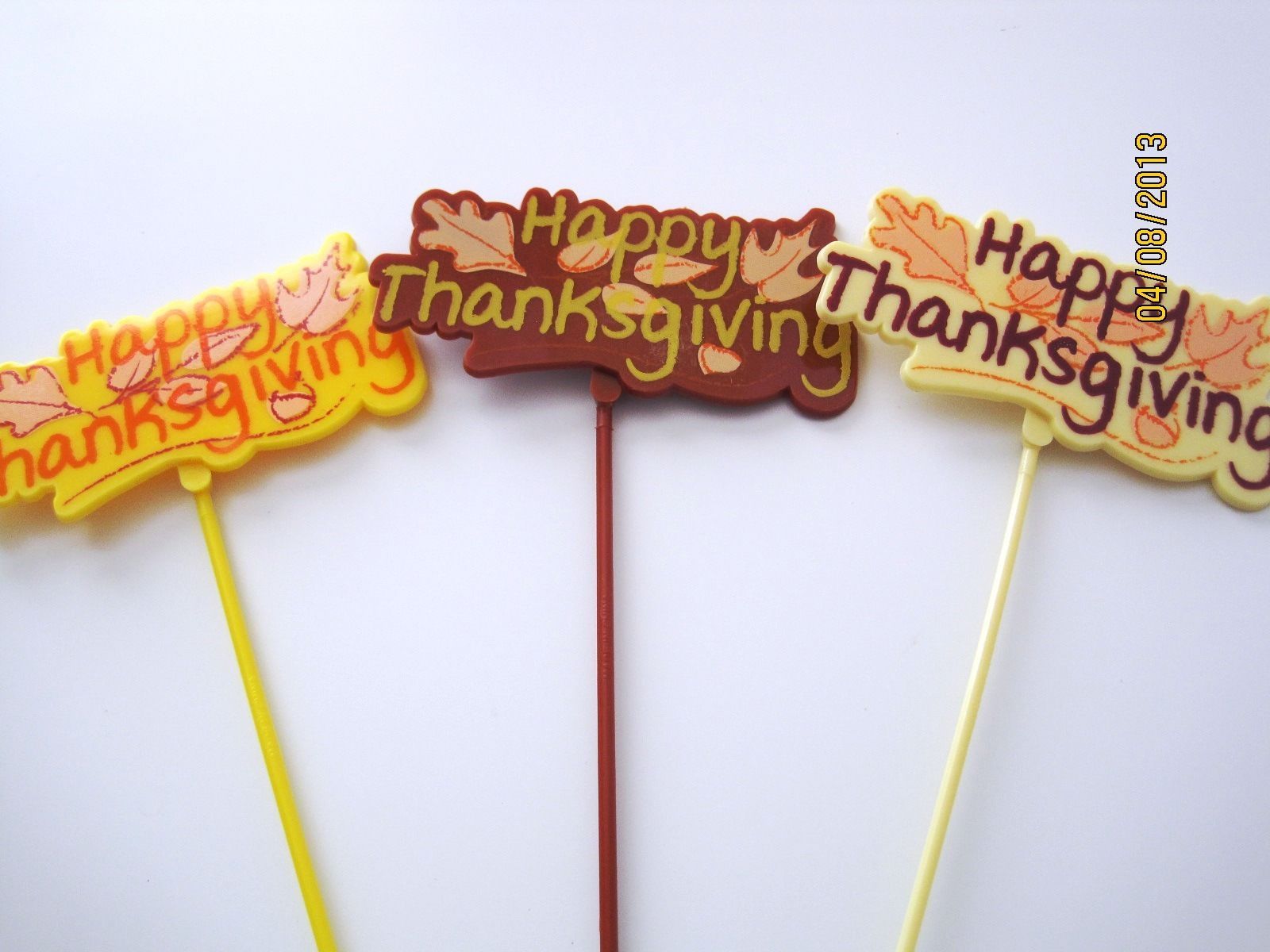 Floral Picks Thanksgiving Harvest Vegetables Fruits Fall 6-12/Pk!