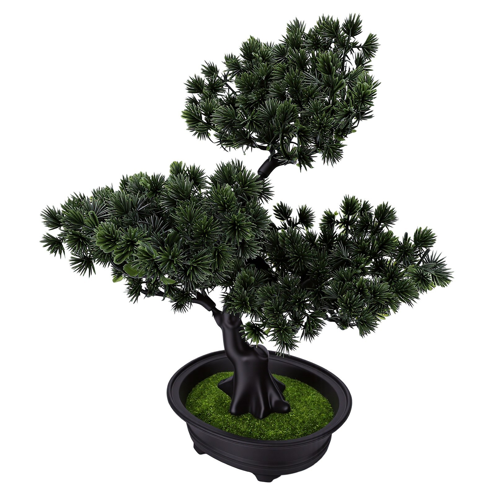 Artificial Bonsai Tree Indoor Small Fake Plant Faux Bonsai Tree Wi CHU