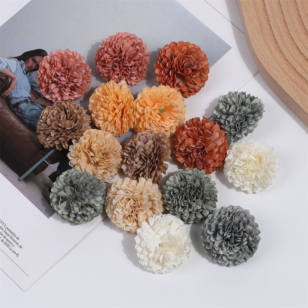 Hydrangea Head Artificial Silk Flowers Home Wedding Decorate Flower 10-20pcs 4cm