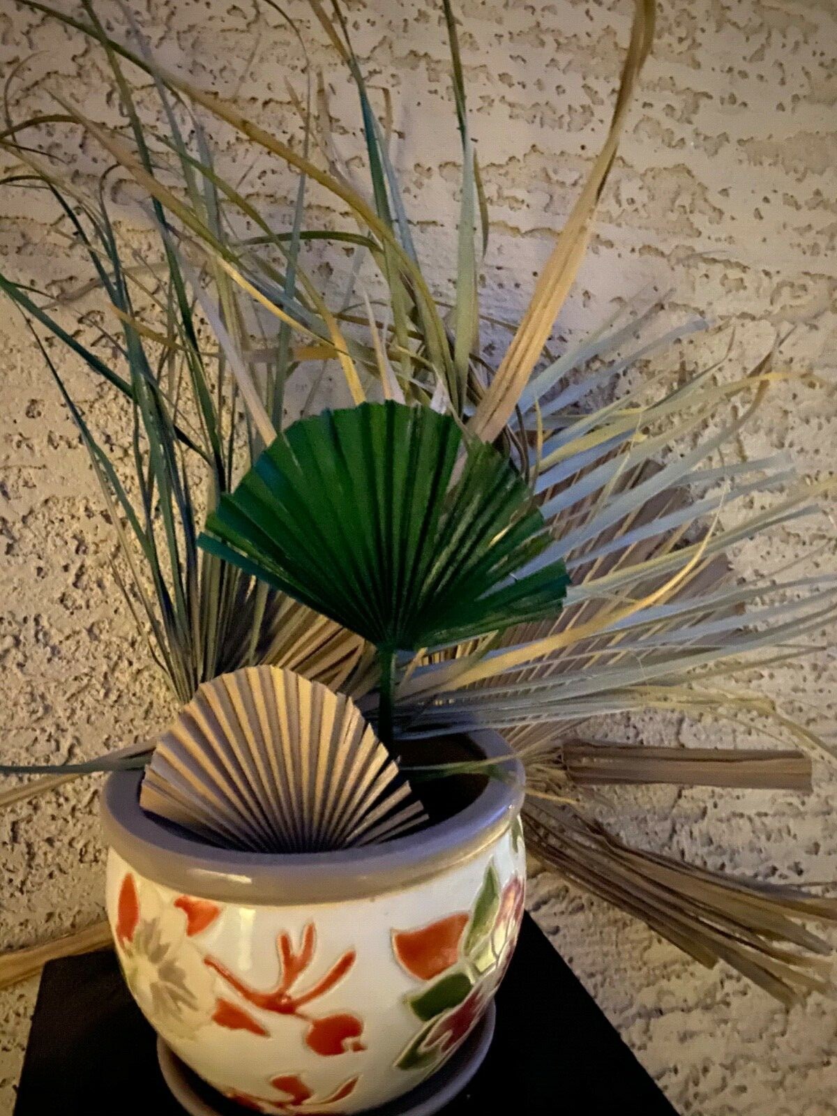 12 Fans!! $40 Dried Mexican Fan Palms, Plants,Natural decor, BOHO dried flowers,