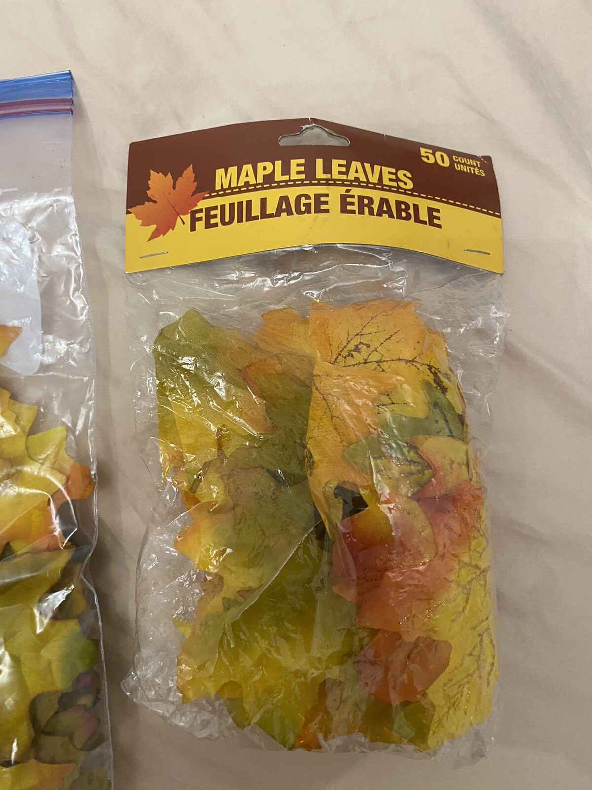 Maple Leaves Fall Foliage Faux Leaves Harvest Autumn Decoration Over 50 Decor