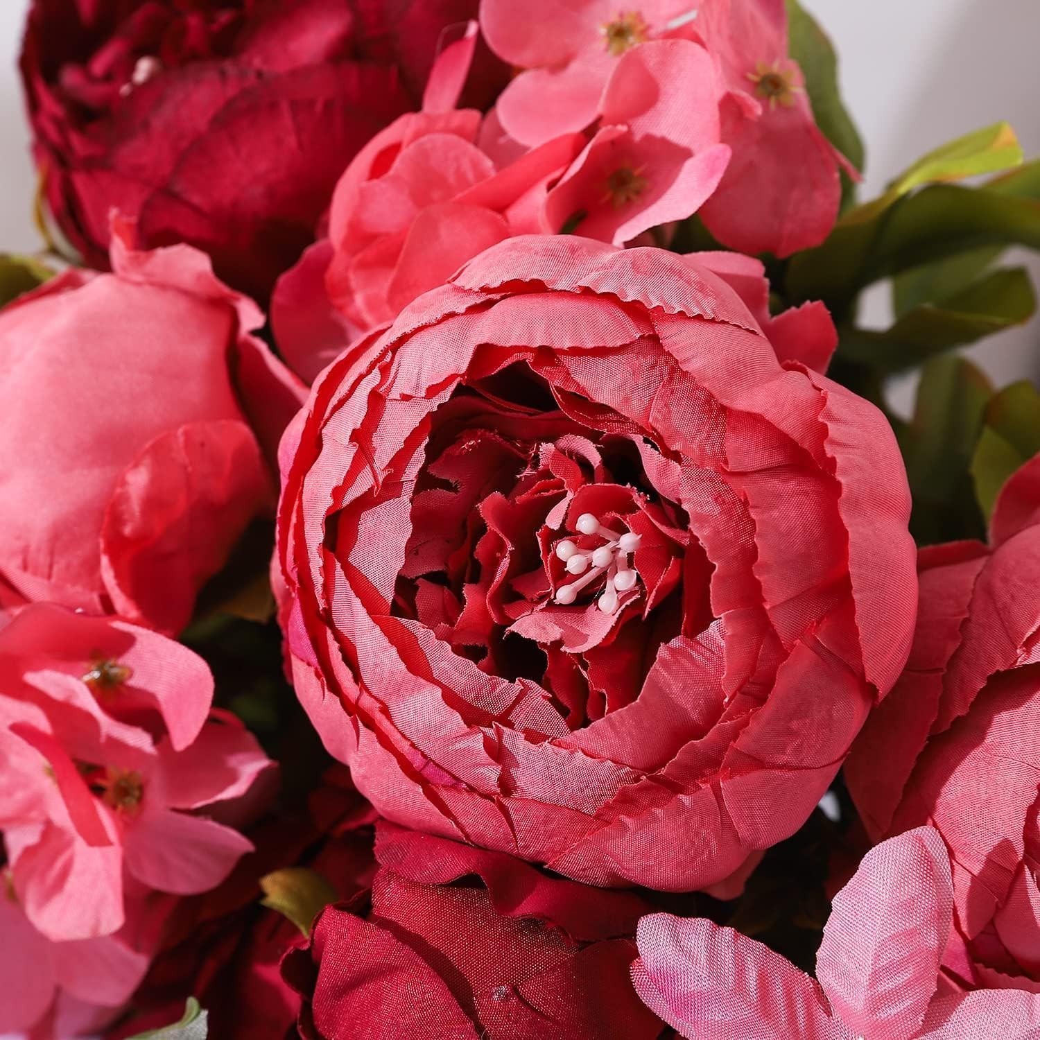 Vibrant Artificial Peony Bouquet – Perfect for Weddings & Custom Arrangements