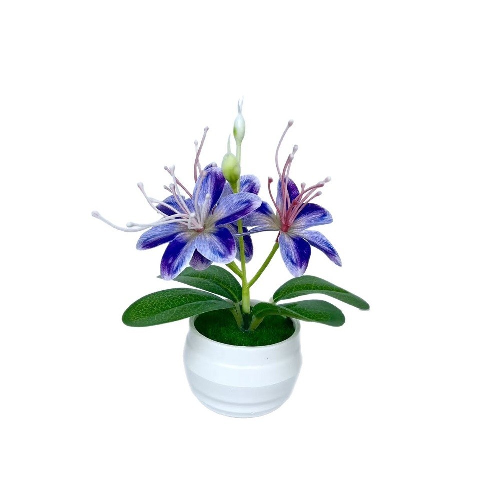 Artificial Jasmine Flower Plant with Flexible Stems for Home Decor Use
