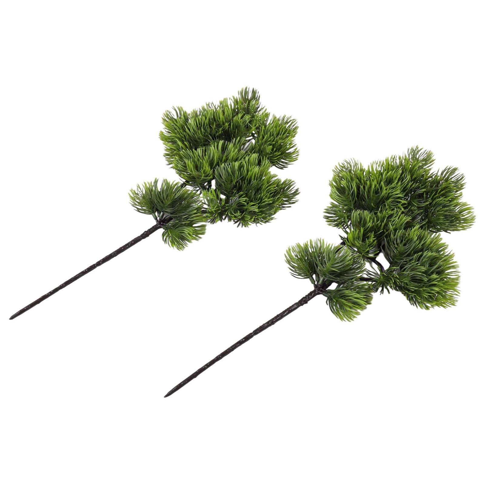 6 Pack 35cm Fake Pine Branches for Indoor and Outdoor Event Decoration