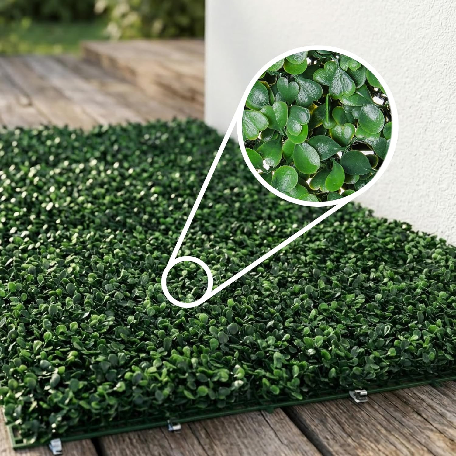 Natrahedge (33Sqft) Artificial Light Green Grass Wall Decor, Hedge Leaf Boxwood