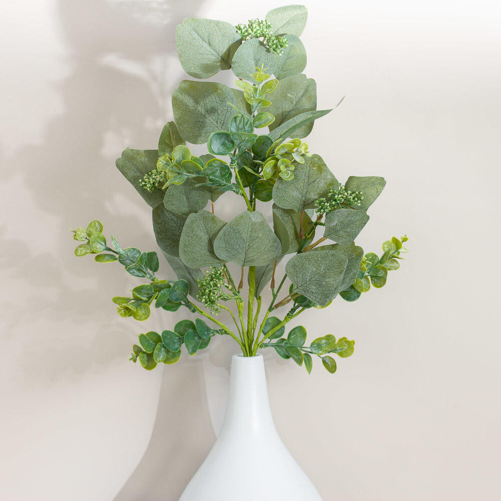 Set of 2 Artificial Mixed Seeded Eucalyptus 26″ Sprays