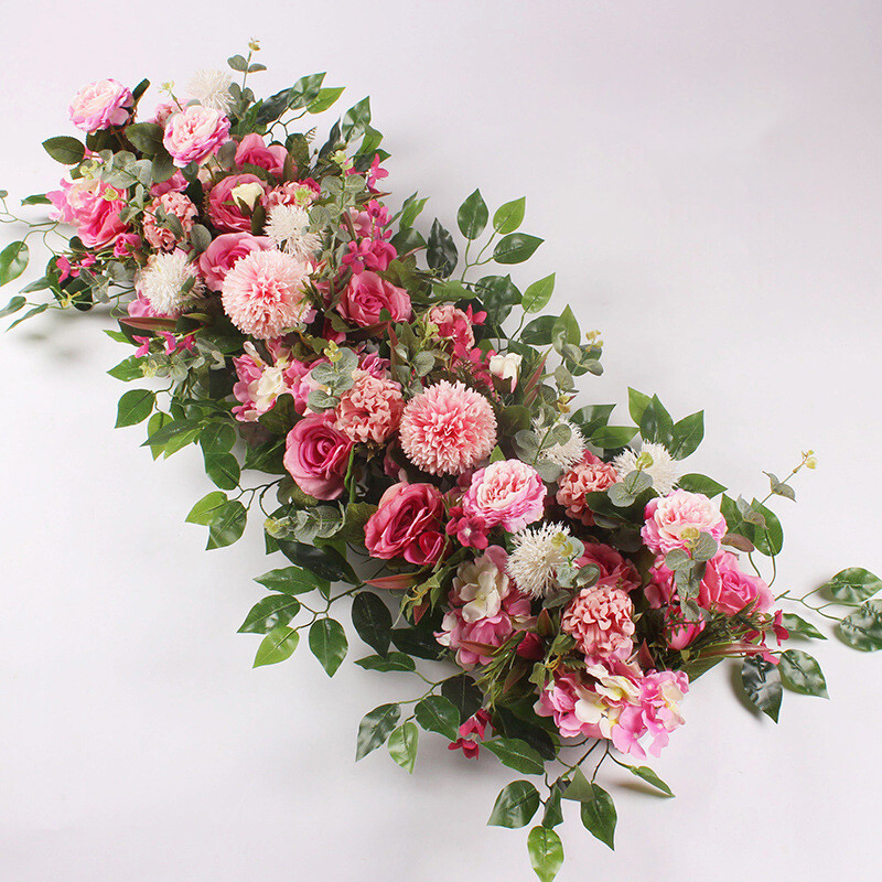 Flowers Row Wedding Supply DIY Rose Peony Wall Backdrop Arrangement Arch Decors